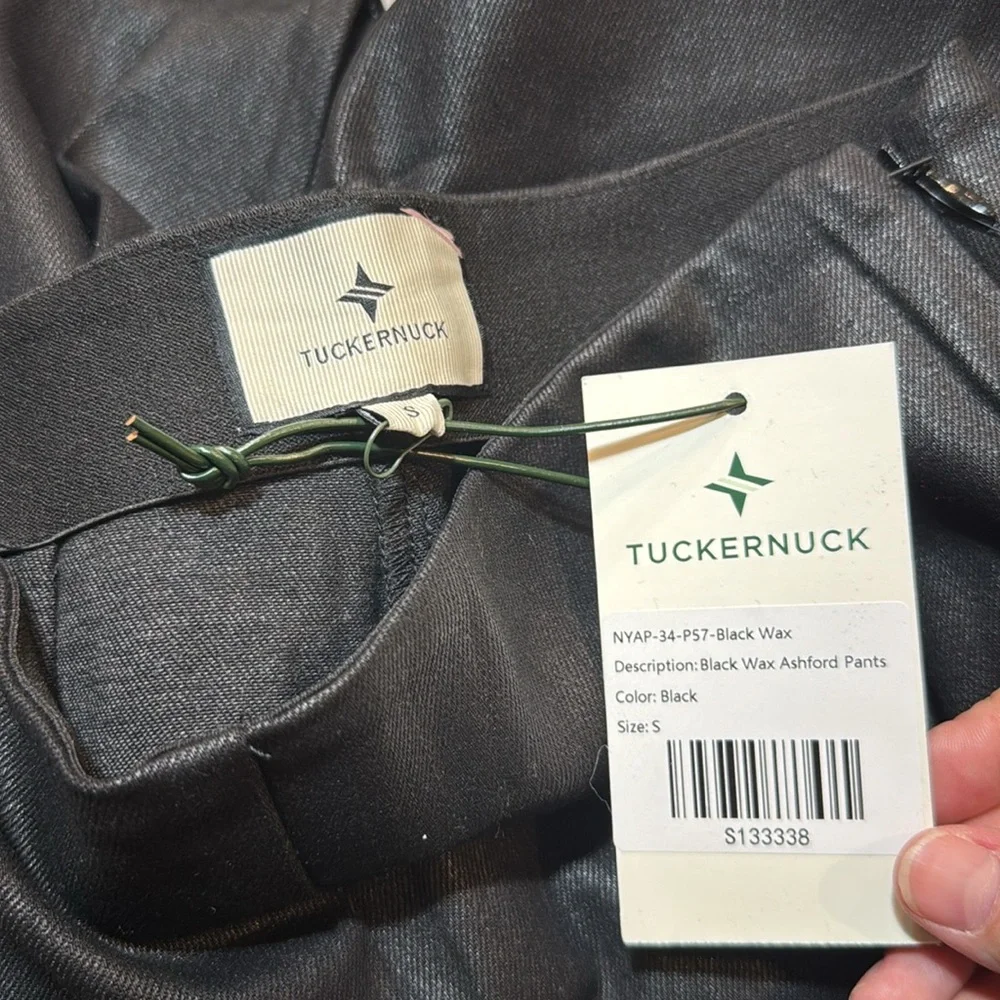 NWT Tuckernuck Black Wax Ashford Pants Sz S - Picture 4 of 4